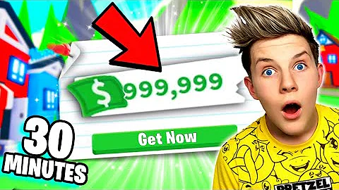 💰🤑 How to get RICH in 30 minutes! 🤑💰Adopt me Roblox Prezley