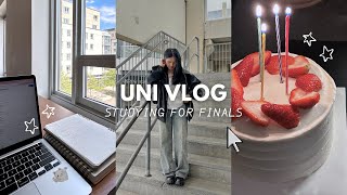 uni vlog: FINALS SEASON  ITI major, study with me, dance competition!