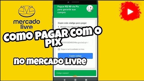 Como pagar no mercado livre pelo pix, prático e fácil.