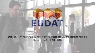 EUDAT at Digital Infrastructures for Research 2016 (DI4R) Conference in Krakow, 28-30 September 2016