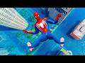 SPIDERMAN CRAZY SUPER JUMPS/FALLS #2 (GTA 5 Spider-Man Fails)