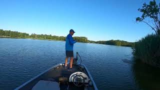 Bass smacking a Prop Knocker