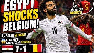EGYPT STUNS BELGIUM! 😱 Last-Second Lukaku Heroics Save the Red Devils!