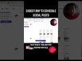 Scheduling Your Social Media Posts Have Never Been Easier Until Now