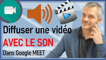 💥MEET💥 Comment partager une vidéo avec le son en visioconférence avec Google MEET