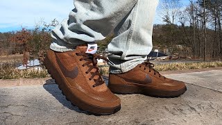 NIKECRAFT - Tom Sachs General Purpose Shoe - Brown - On foot 👀 w/ sizing info