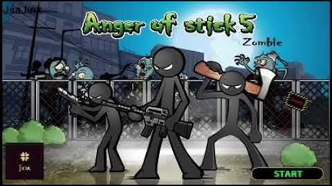 Anger of stick 5: zombie (robotic level 9)