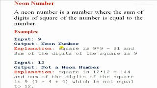 Write a c program to check the given number is a NEON number or not