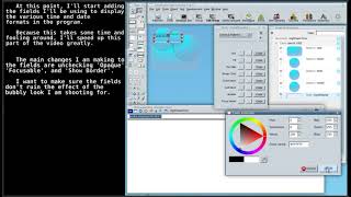 Clock And Timer Shaped Window