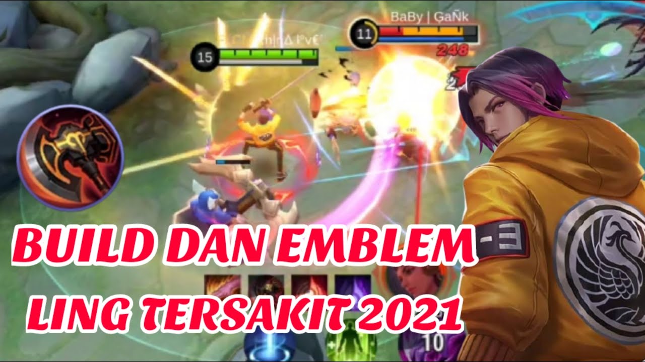 BUILD DAN EMBLEM LING TERSAKIT 2021 - Build dan emblem ling mobile legends