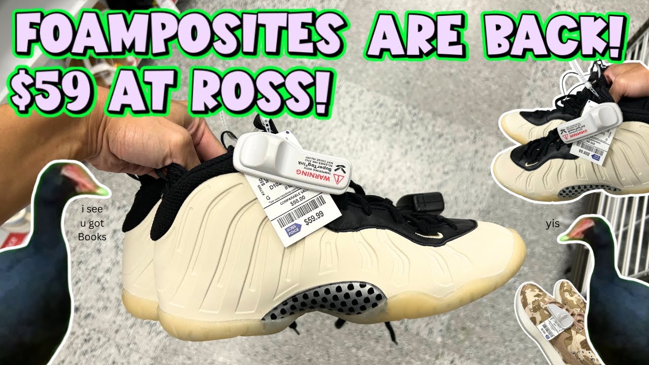 👟Я нашла кроссовки Foamposites за 59 долларов в Ross Dress, это дешевле!!!👟