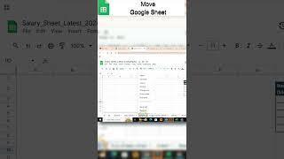 2 Tarike jisse aap google sheet me sheets ko move kar sakte hai