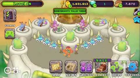 (Msm) gravity falls theme on on composer island