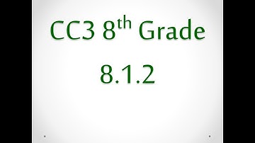 CC3 8.1.2 Lesson & Homework Help CPM