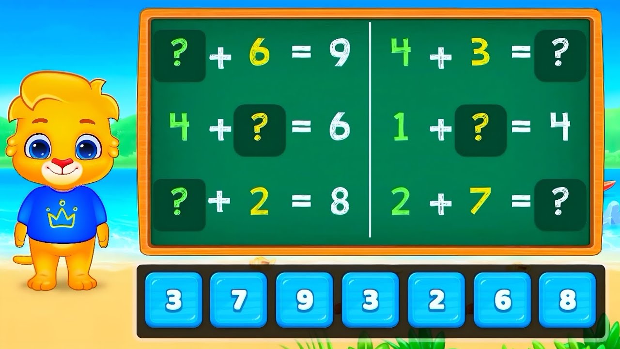 Kids Math Game | Addition & Numbers Practice | Fun Learning for Kids 🧒