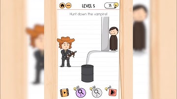 Brain Test 2 | Monster Hunter Joe | Level 5 - Hunt down the vampire!