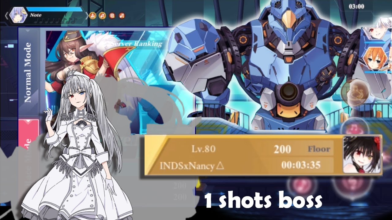 Date A Live Spirit Pledge - Endless Corridor Floor 101-200 3 Minutes Queen