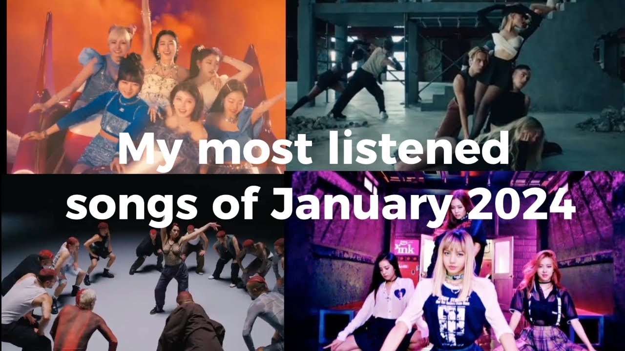 My 30 most listened songs of January 2024 - YouTube