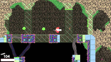 Dustforce - Overgrown Machinery (Custom Level) - 39.132