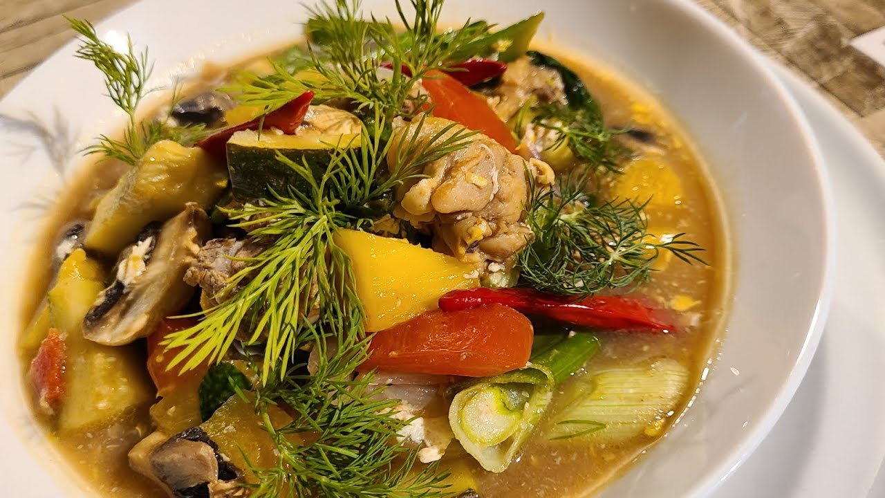 Cambodian soup recipe revisited by kannika YouTube