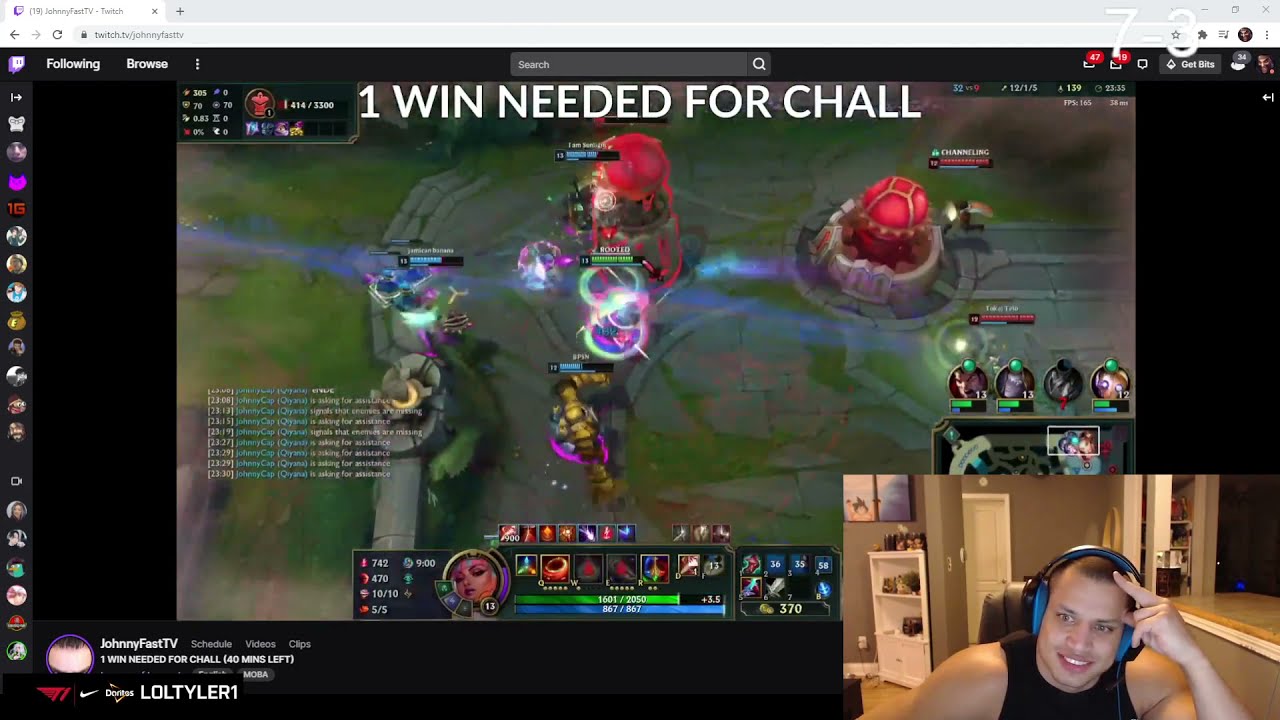 loltayler1 ONE game from CHALLENGER