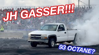 JH GASSER???  Am I Done With Diesels?  My First Burnout Comp In A Gas Truck!!!