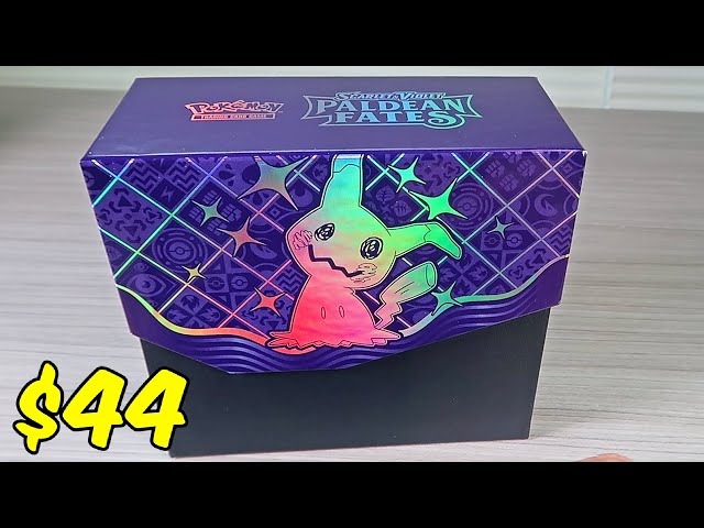 Unboxing Pokémon Paldean Fates Elite Trainer Box - YouTube