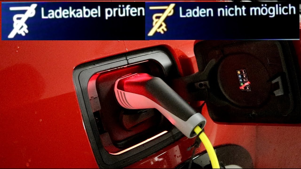 BMW i3 Ladefehler Ladekabel prüfen Laden nicht möglich YouTube