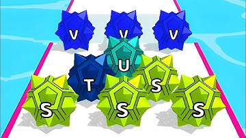 AZ Run 🏀 ABC Runner All Levels Gameplay Walkthrough (Android Ios) 11700