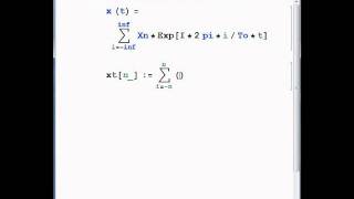 Mathematica 7 Tutorial-Plot An Exponential Fourier Series