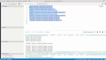 Python Programlama #5 - Print Fonksiyonu Parametreleri