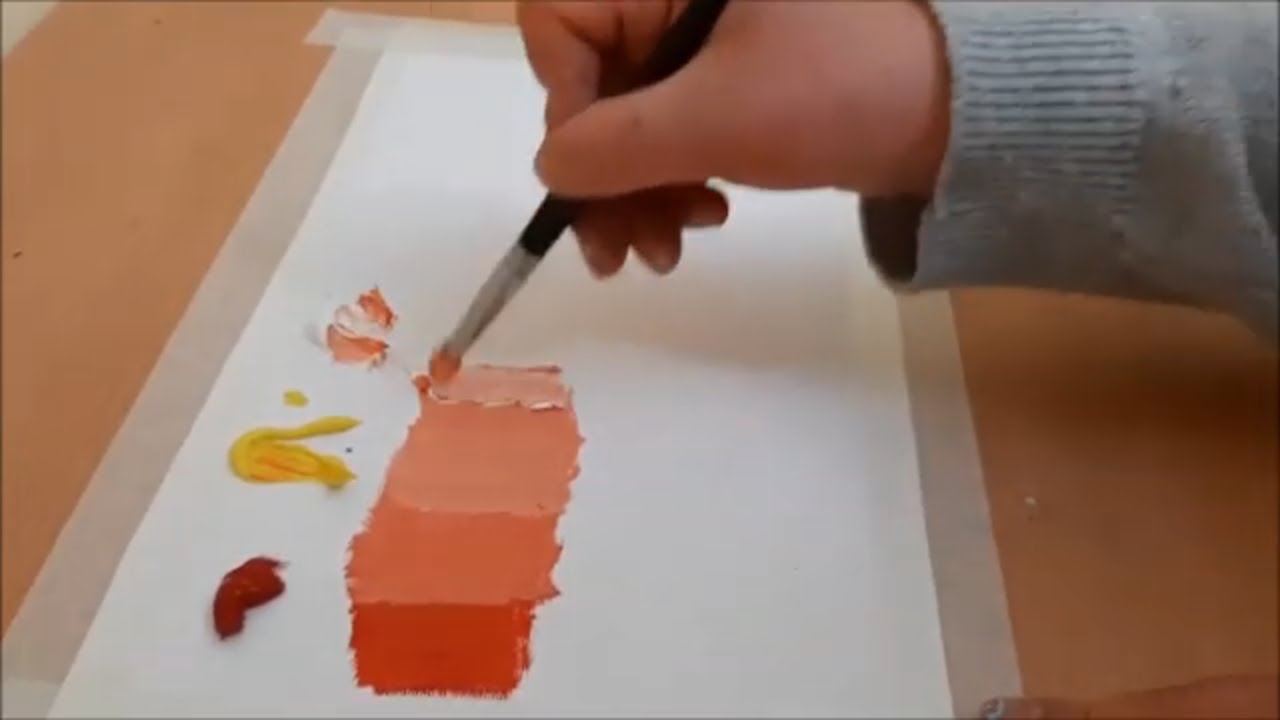 turuncu ve pembe pastel renk tonlari youtube color mixing make it yourself pastel