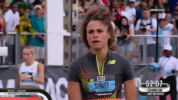 The Fastest Women's 400m Sydney McLaughlin-Levrone Crushes The Field With New Record