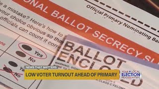 Voter turnout nearing historic lows heading into election