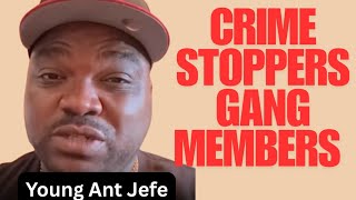 L.A. Gang Members helping police charge Young Ant Jefe.