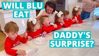 Valentine Surprise for Daddy – 6 Toddlers, A Meltdown, & lots of fun!