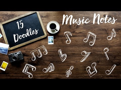 Music Notes Doodles I Aftereffects templates I Bellatrixcorp