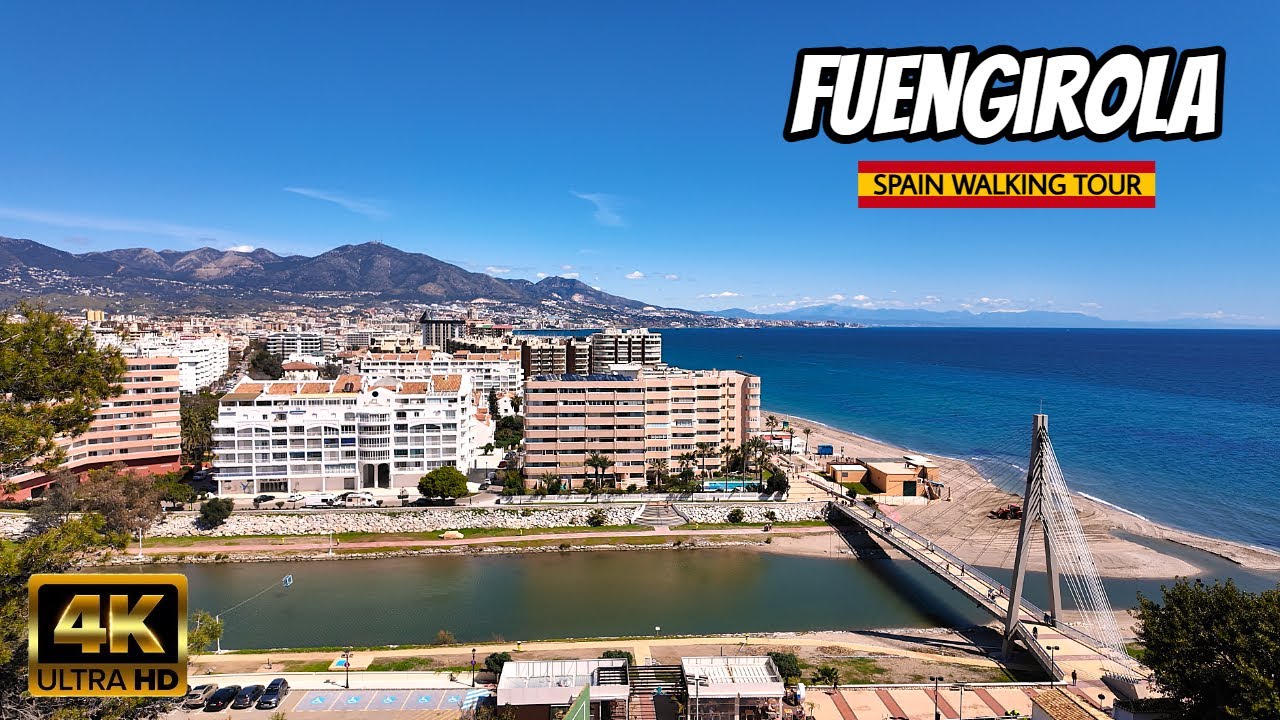 WALKING TOUR FUENGIROLA SPAIN 2025 | Descubre el Centro y la Costa en 4K
