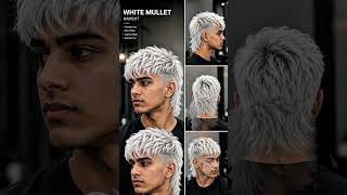 WHITE MULLETHAIRCUTTextured TopShort #reels #shortvideo #motivation #instagram