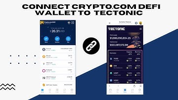 Connect Crypto.com Defi Wallet To Tectonic
