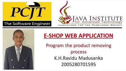 Web Project Task 31 | 1st Year | Semester 01 | Java Institute | Ravidu Madusanka