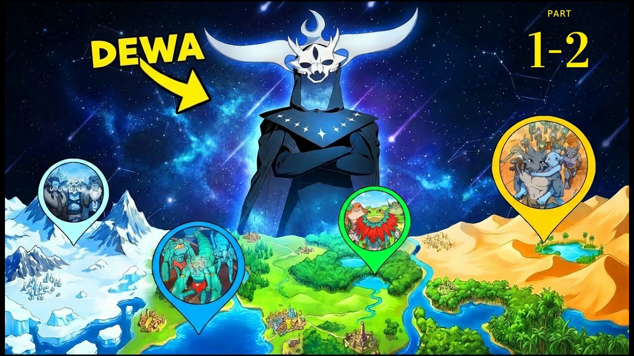Menjadi Dewa yang memerintah suatu peradaban | Alur cerita Komik | Part 1-2