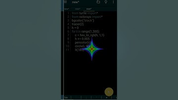 Wonderful graphics design by mobile | python for beginners | python #programming #shorts #viral