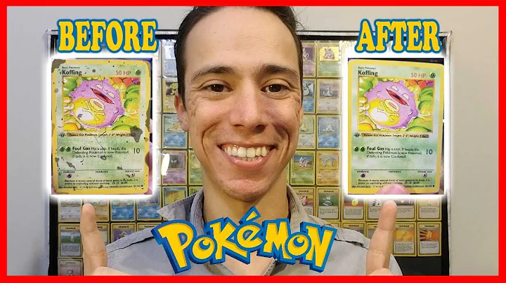 How To Clean Your Pokemon Cards!
