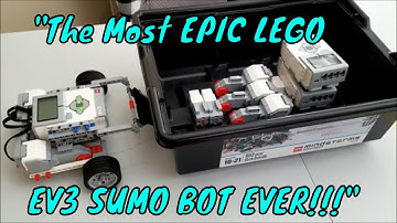 "The Most EPIC LEGO EV3 SUMO BOT EVER!!!!"