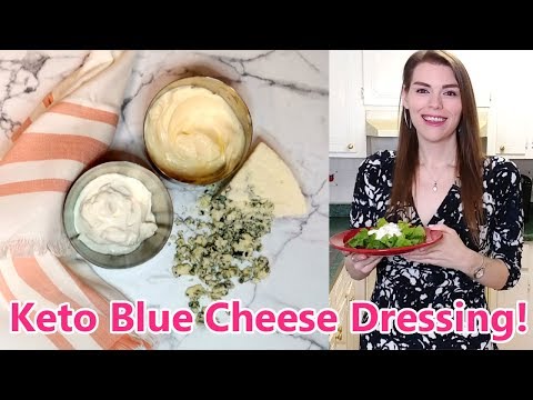 KETO: The BEST Blue Cheese Dressing! (3 Ingredients)