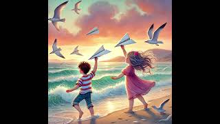 Fly Paper Airplane Catchy Kids Song with Full