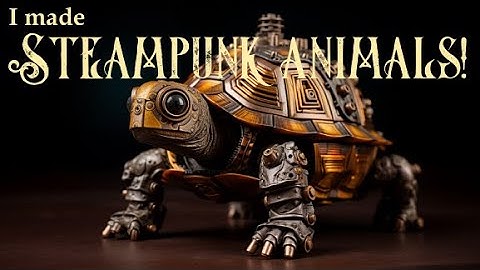 I Built a Steampunk Robot Menagerie