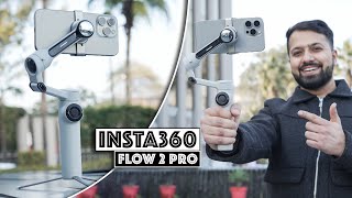 Most Advanced Mobile Gimbal With Ai Features | Insta360 Flow 2 Pro