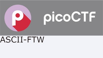 PicoCTF ASCII FTW